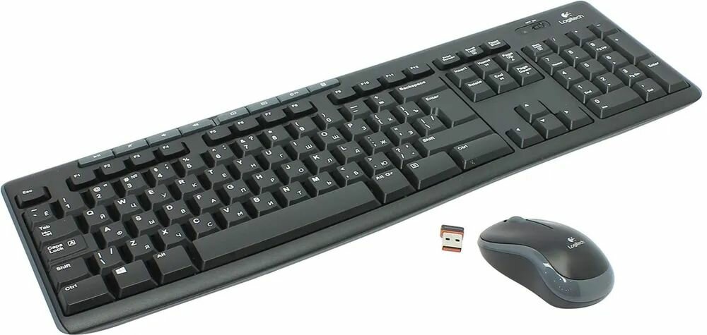 Комплект (клавиатура + мышь) беспроводной LOGITECH MK270 (920-004518)