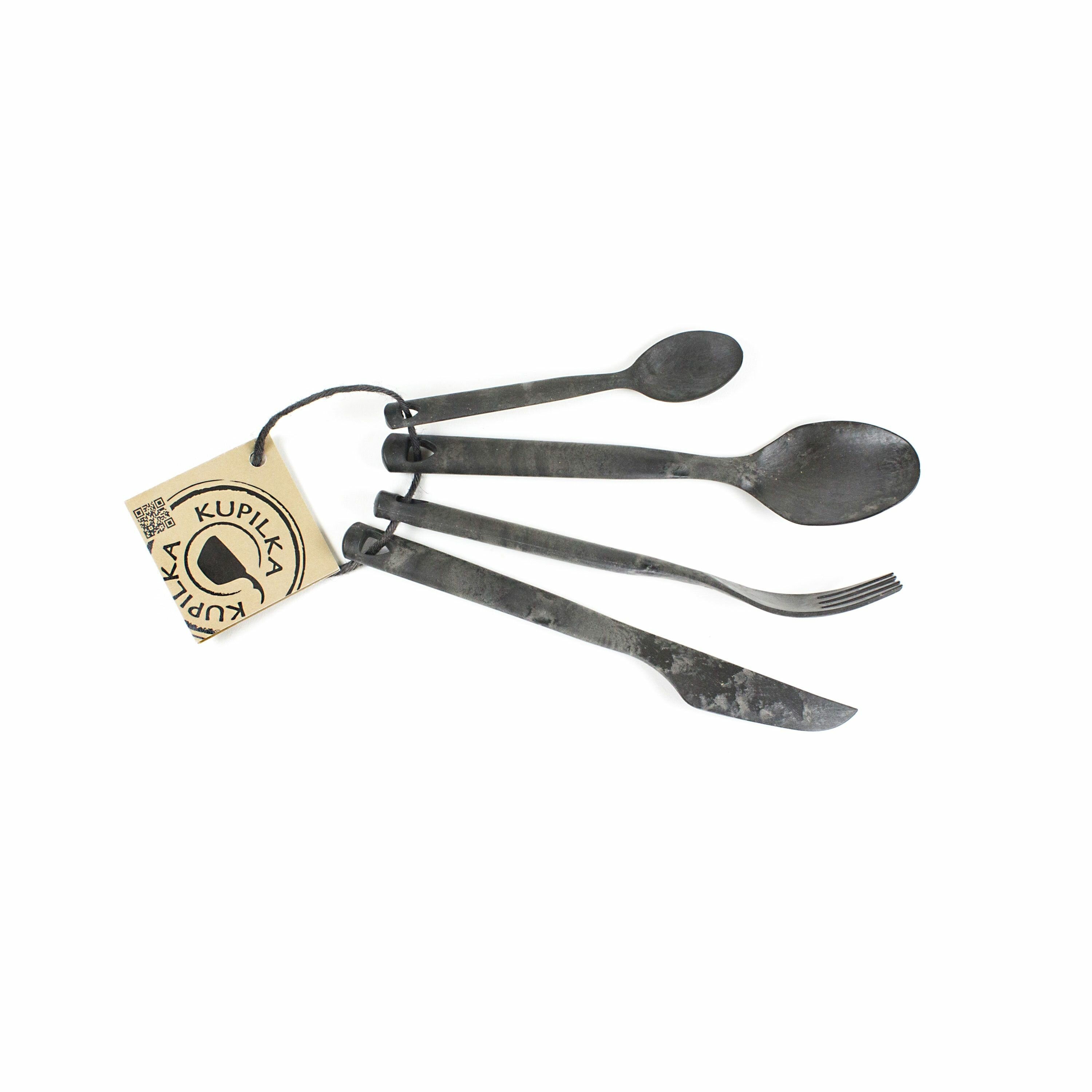   Kupilka 4-Piece Cutlery Set black