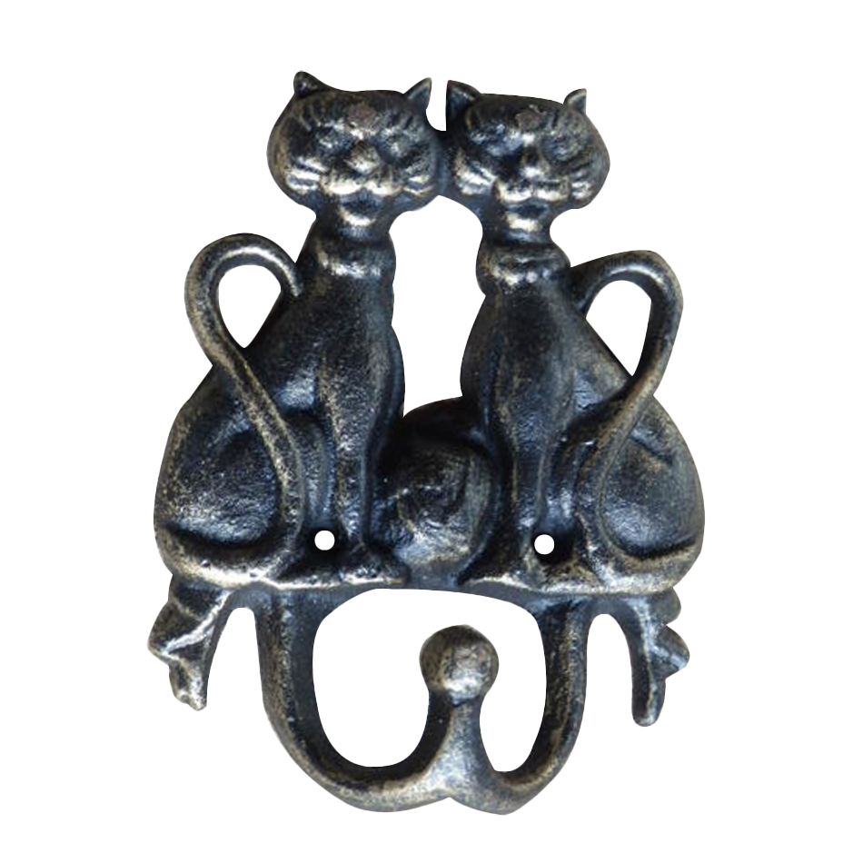 фото Вешалка настенная Кошечки 2 крючка 14х4х11 см KSVA-YM-HK-6727