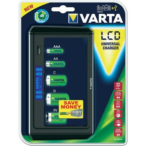 Зарядное устройство VARTA LCD Multi Charger
