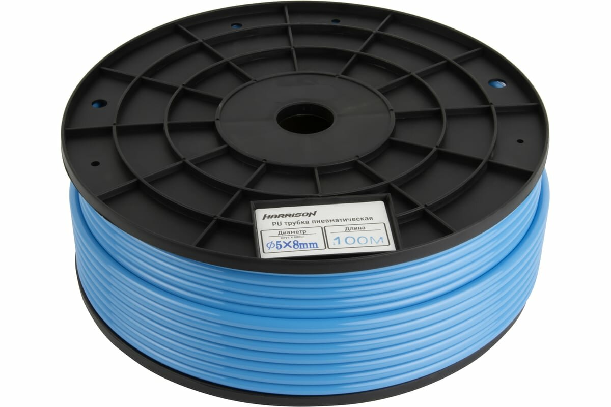 фото Harrison Трубка синяя pu 5x8 мм длина 100 м HUS0508-BS