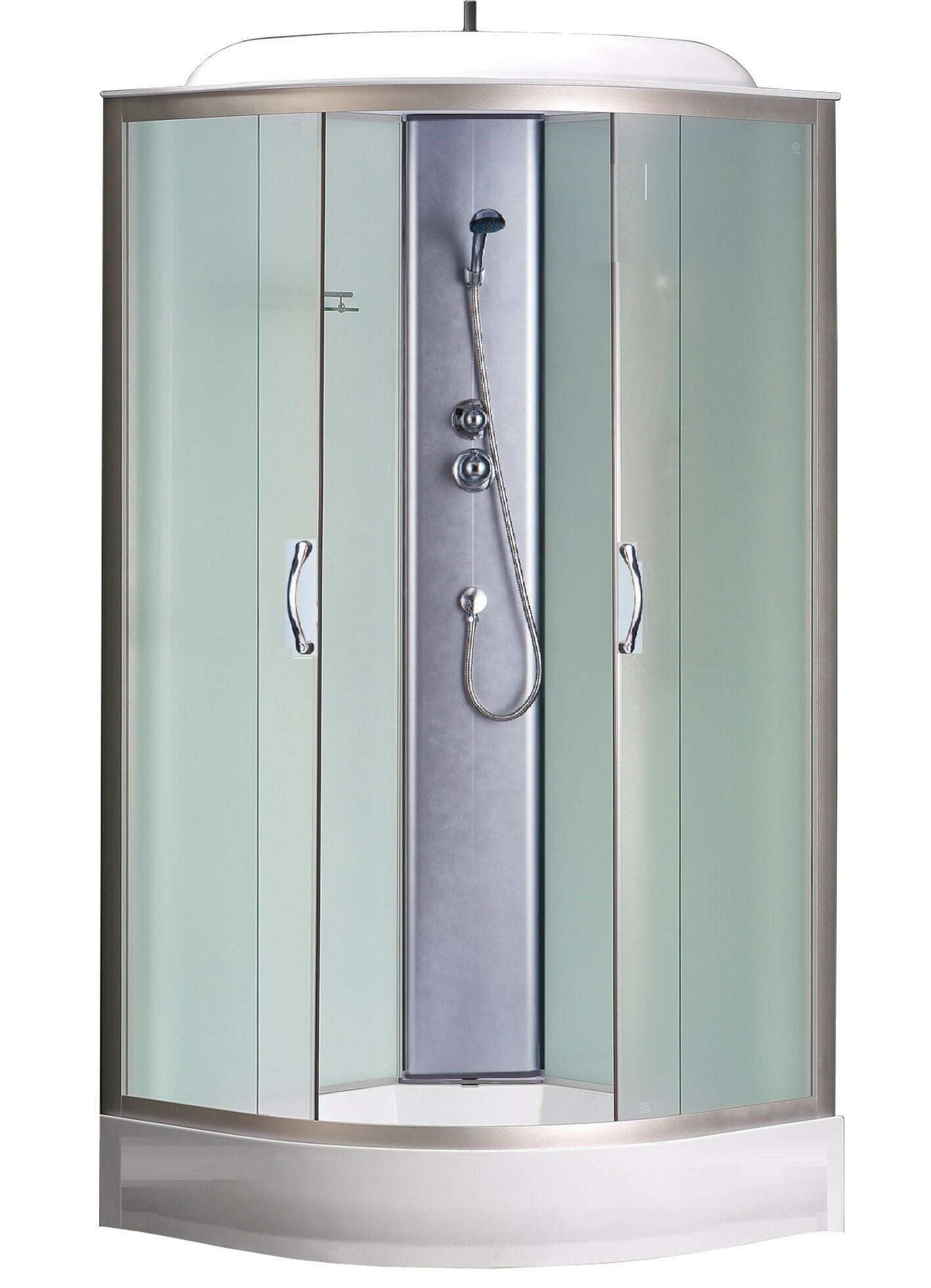 фото Душевая кабина Loranto CS-6691 F, 90*90*215см, низ. матовая, стекло 4мм, поддон 13см (3 коробки)