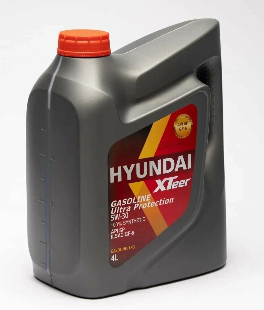 Синтетическое моторное масло HYUNDAI XTeer Gasoline Ultra Protection 5W-30, 4 л, 1 шт.