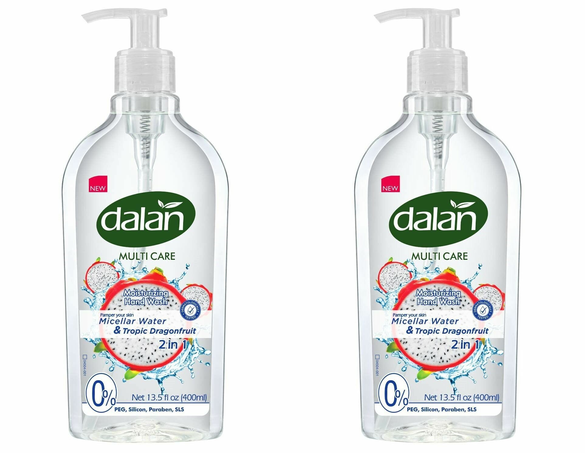фото Dalan Мыло жидкое Multi Care Мицеллярная вода и Питайя, 400 мл, 2 шт
