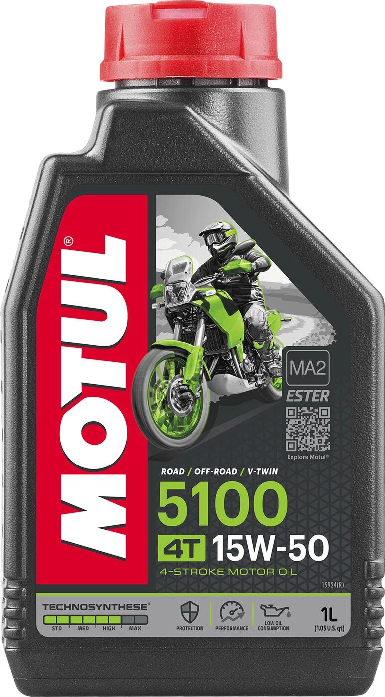 Масло моторное 5100 ESTER 4T 15W50 п/синт.1л MOTUL