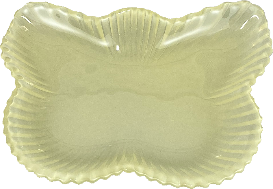 фото Блюдо Летнее настроение Бабочка стекло 15*21см