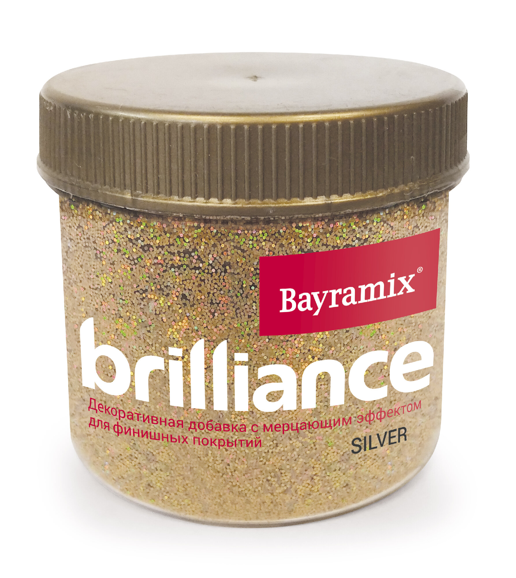 Декоративная добавка Bayramix Brilliance с мерцающим эффектом для финишных покрытий BR Gold 0,3 кг