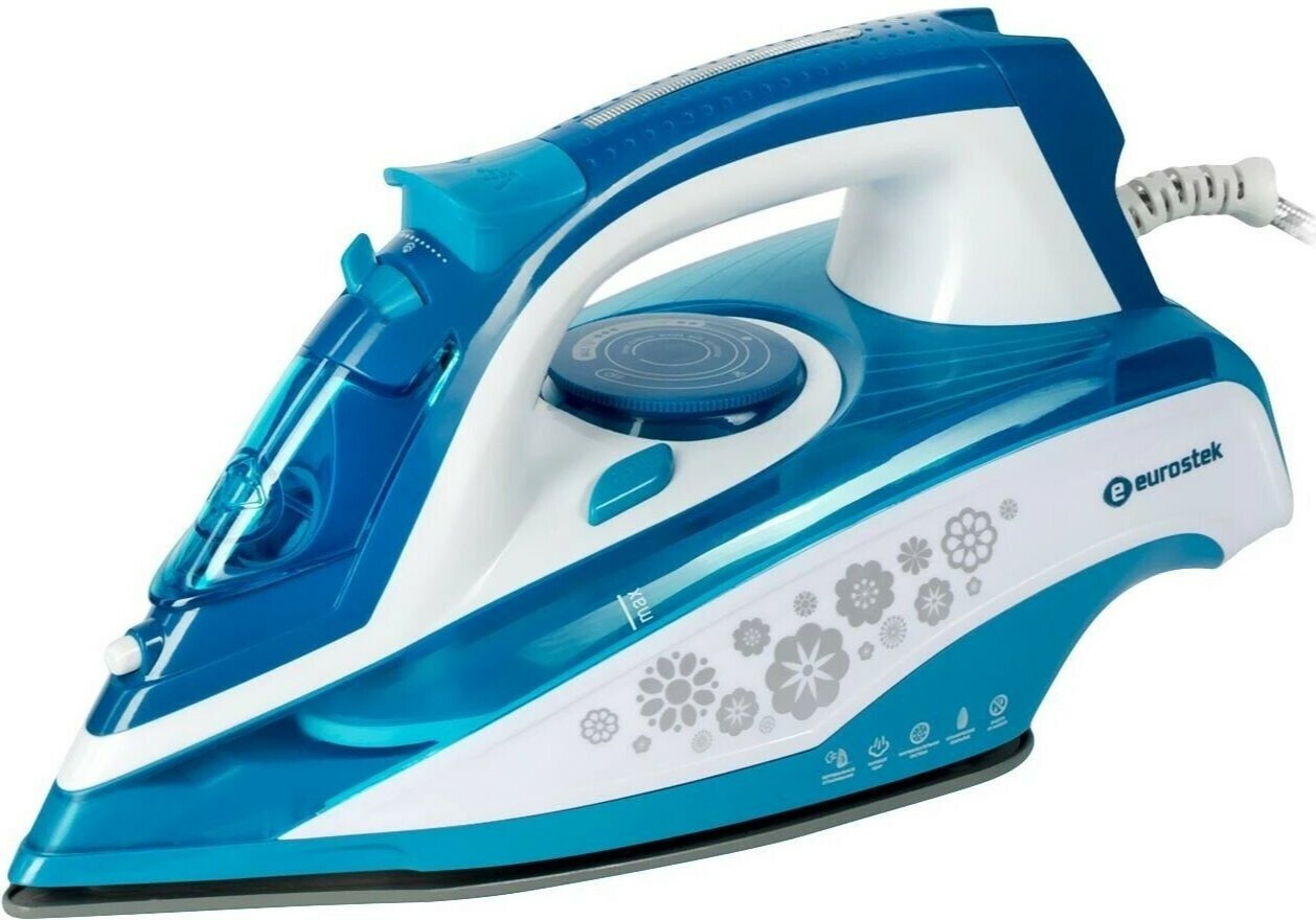 фото Утюг Eurostek EEI-2600 белый/голубой
