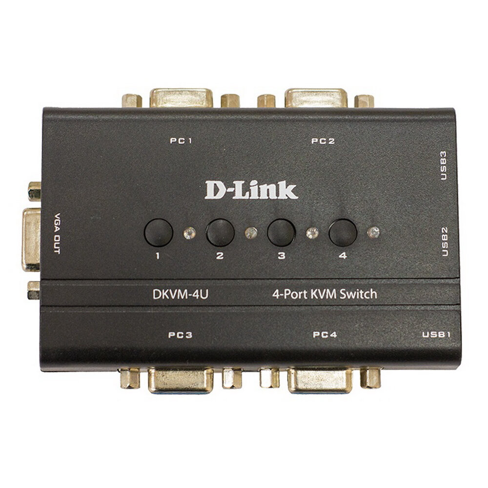 Переключатель D-Link для консоли KVM DKVM-4UC2A