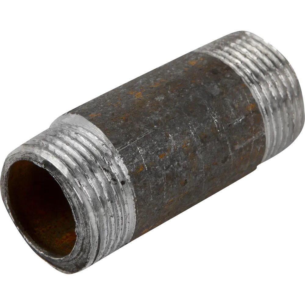 фото Бочонок стальной черный 1/2" НР L45 мм