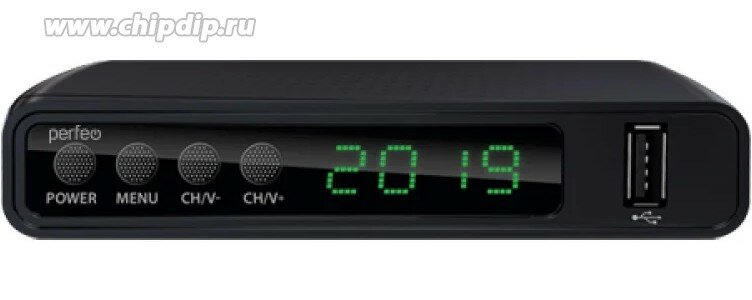 STREAM, Приставка для цифрового телевидения DVB-T2, HDMI, 2 USB, DolbyDigital, пульт ДУ