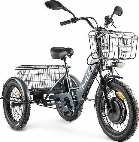 Трицикл Green City e-Alfa Trike (2024) (Трицикл GREEN CITY e-ALFA Trike Серебристый-2762, 023322-2762)