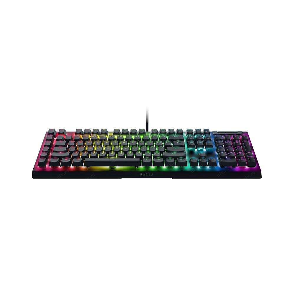 Игровая клавиатура Razer BlackWidow V4 X русские буквы механические переключатели Green Switch (RZ03-04700800-R3R1)