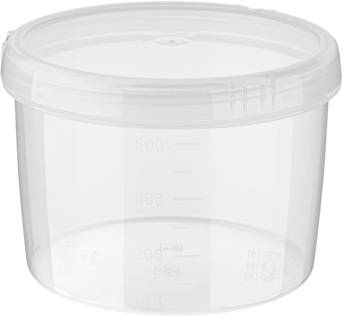 фото Банка Бытпласт Твист с завинчивающейся крышкой 750мл