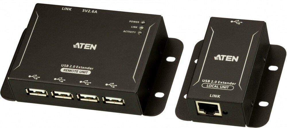 Удлинитель ATEN 4-Port USB 2.0 CAT 5 Extender