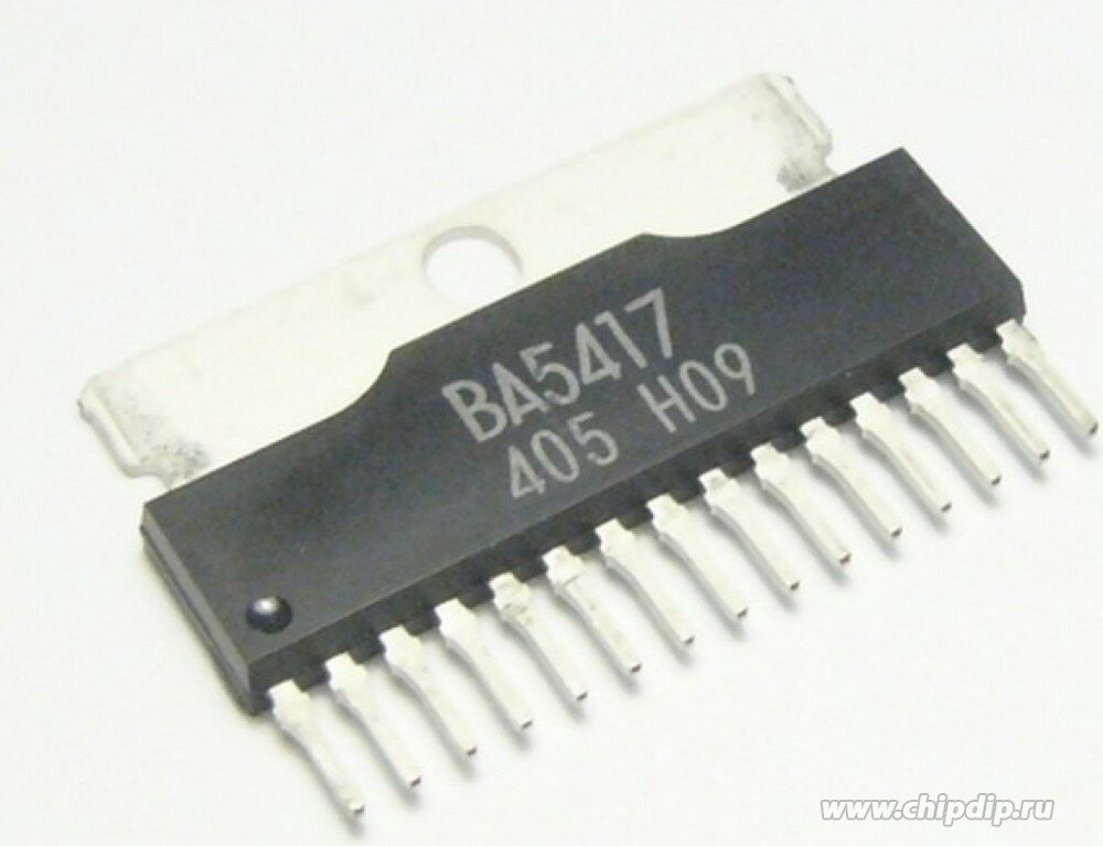 BA5417, Двухканальный усилитель НЧ, бытовая электроника, [HSIP-15]