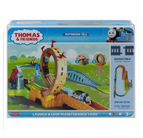 Железная дорога Mattel "Thomas & Friends", Возвращение веселого игрового набора в круг, 14 деталей