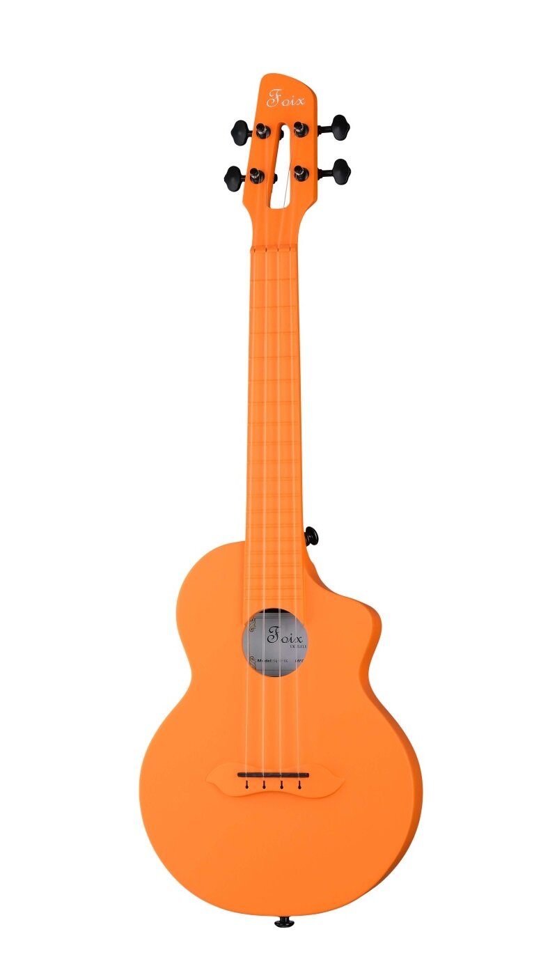 Foix SQ-U-OG Укулеле концертный, карбон, оранжевый