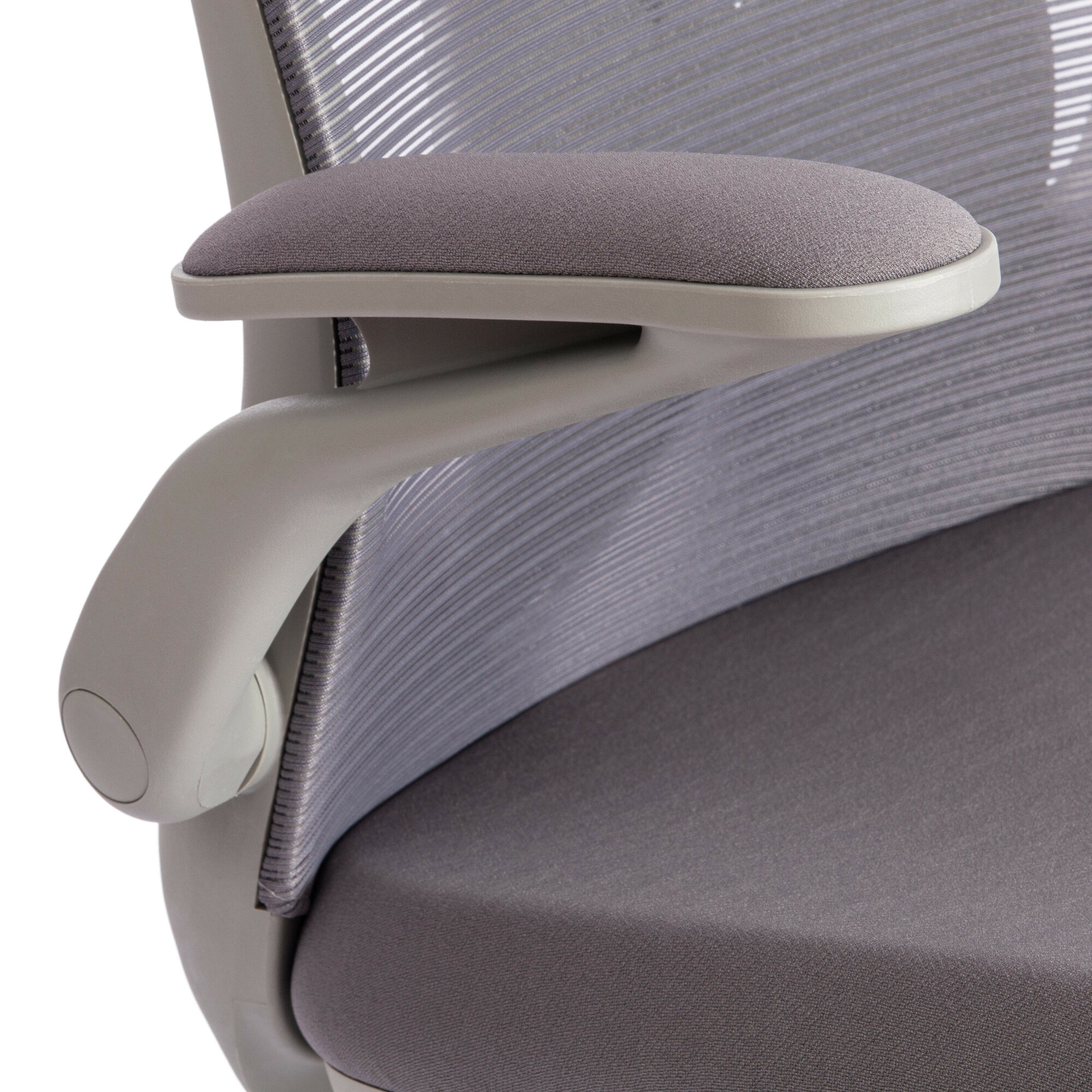 Компьютерное кресло TetChair Mesh-10HR офисное, обивка: сетка/текстиль, цвет: серый - фото №14