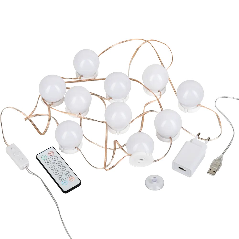 фото Подсветка светодиодная для зеркала 10W с пультом управления