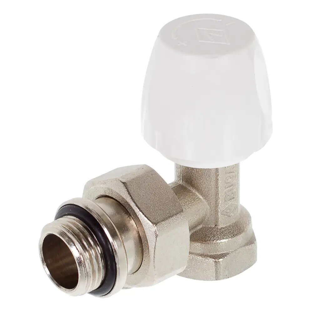 фото Вентиль регулирующий для радиатора угловой Bugatti 1/2"