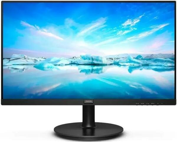 21.5" Монитор Philips 221V8, 1920x1080, 75 Гц, *VA, черный