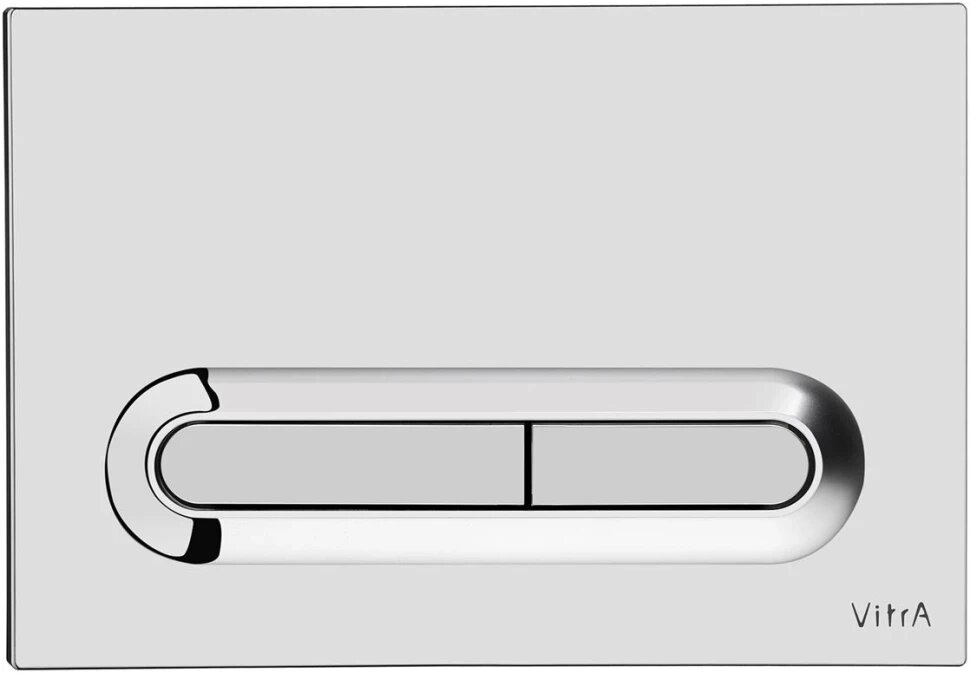 Смывная клавиша Vitra Loop T глянцевый хром 740-0780