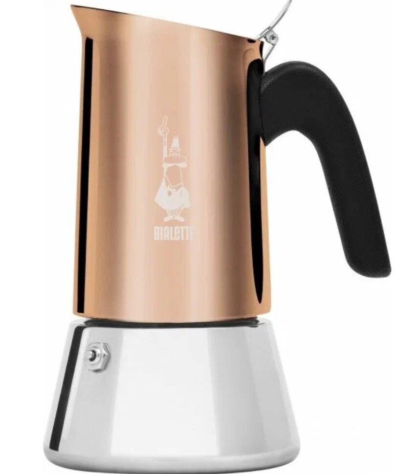 Гейзерная кофеварка Bialetti New Venus Rame Induzione 4 чашки 7284