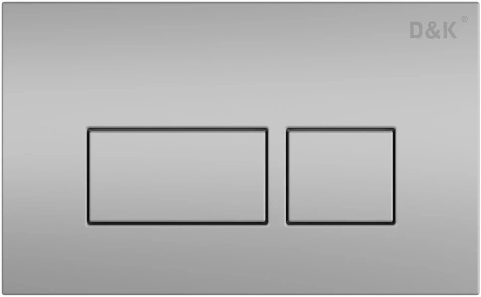 Смывная клавиша D&K Berlin матовый хром DB1439002