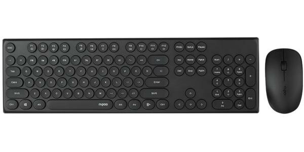 Rapoo Клавиатура + мышь X260S клав: черный мышь: черный USB беспроводная