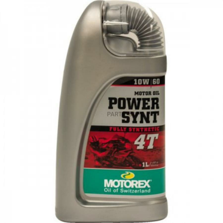 MOTOREX 301888 масло моторное POWER SYNT 4T SAE 10W60 1Л