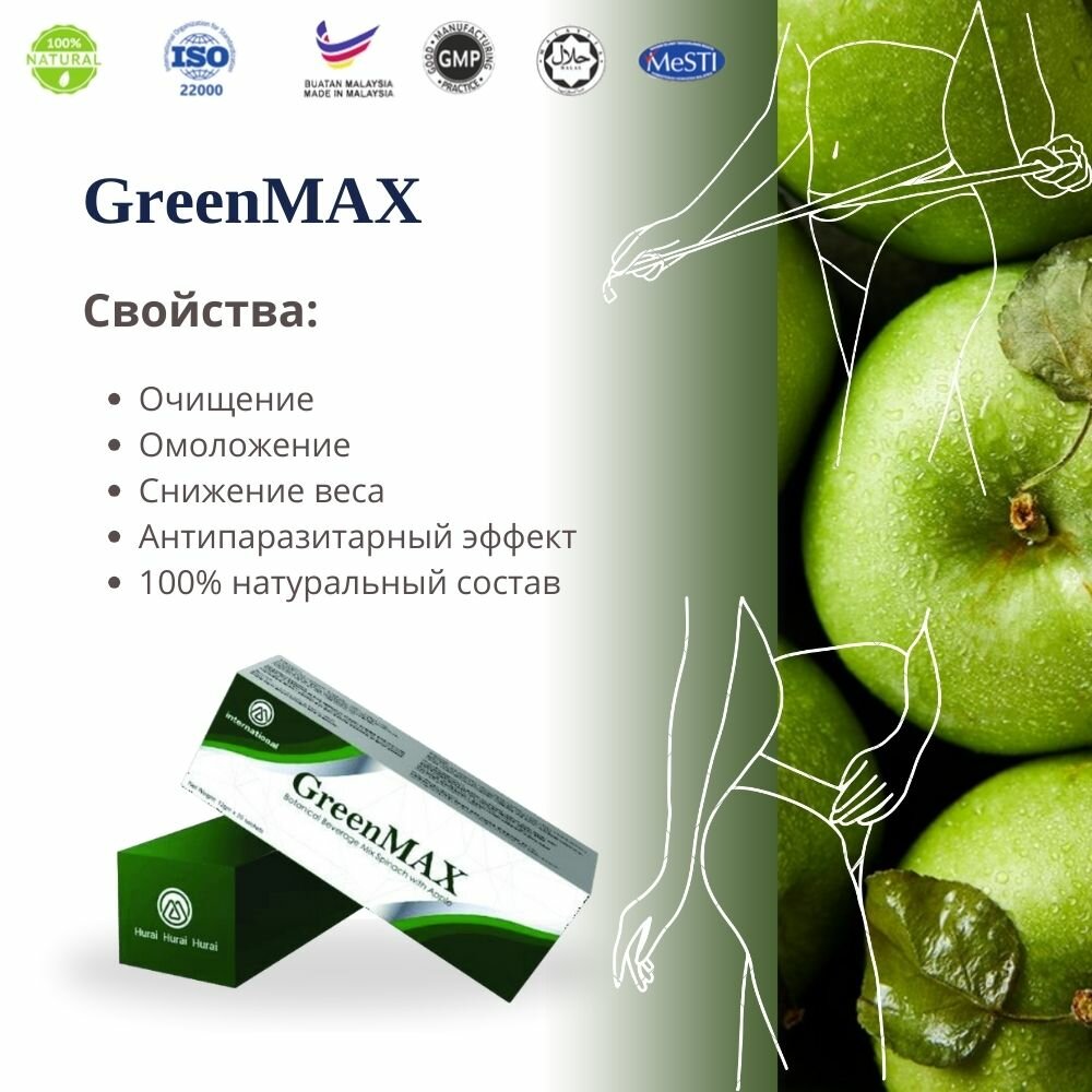GreenMAX детокс для похудения и очищения организма