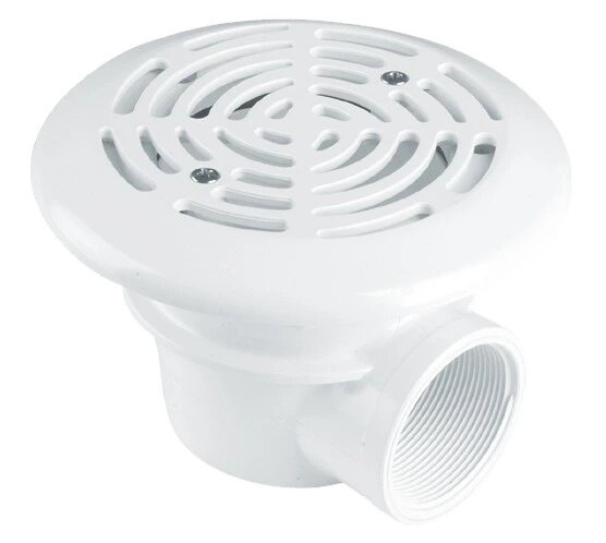 Слив донный круглый AstralPool Mini, боковое соединение 2", 11 м3/ч, пластик (под плёнку), цена - за 1 шт