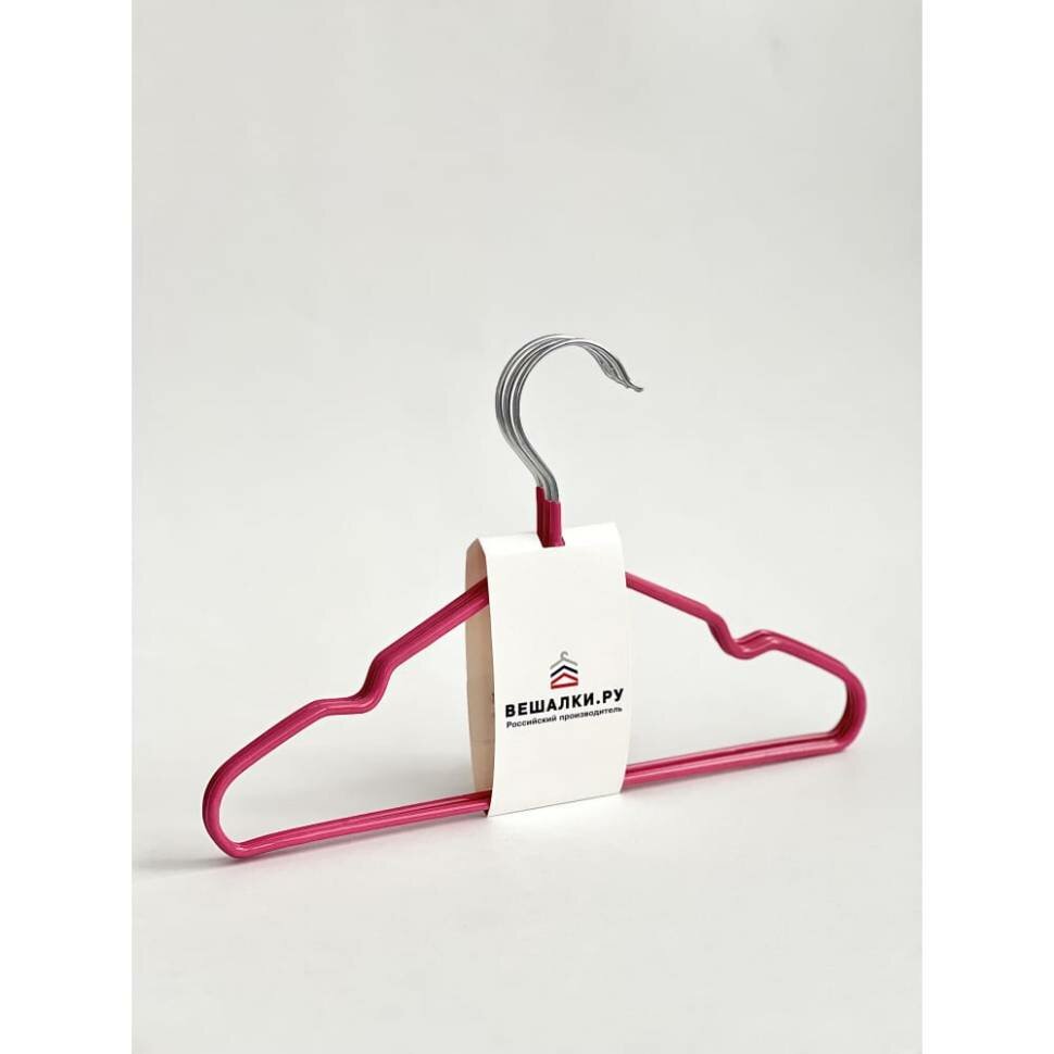 фото Вешалки-плечики Вешалки.ру набор 10 шт., 0.3, розовый Набор вешалок детских 0,3-10 шт. розовый