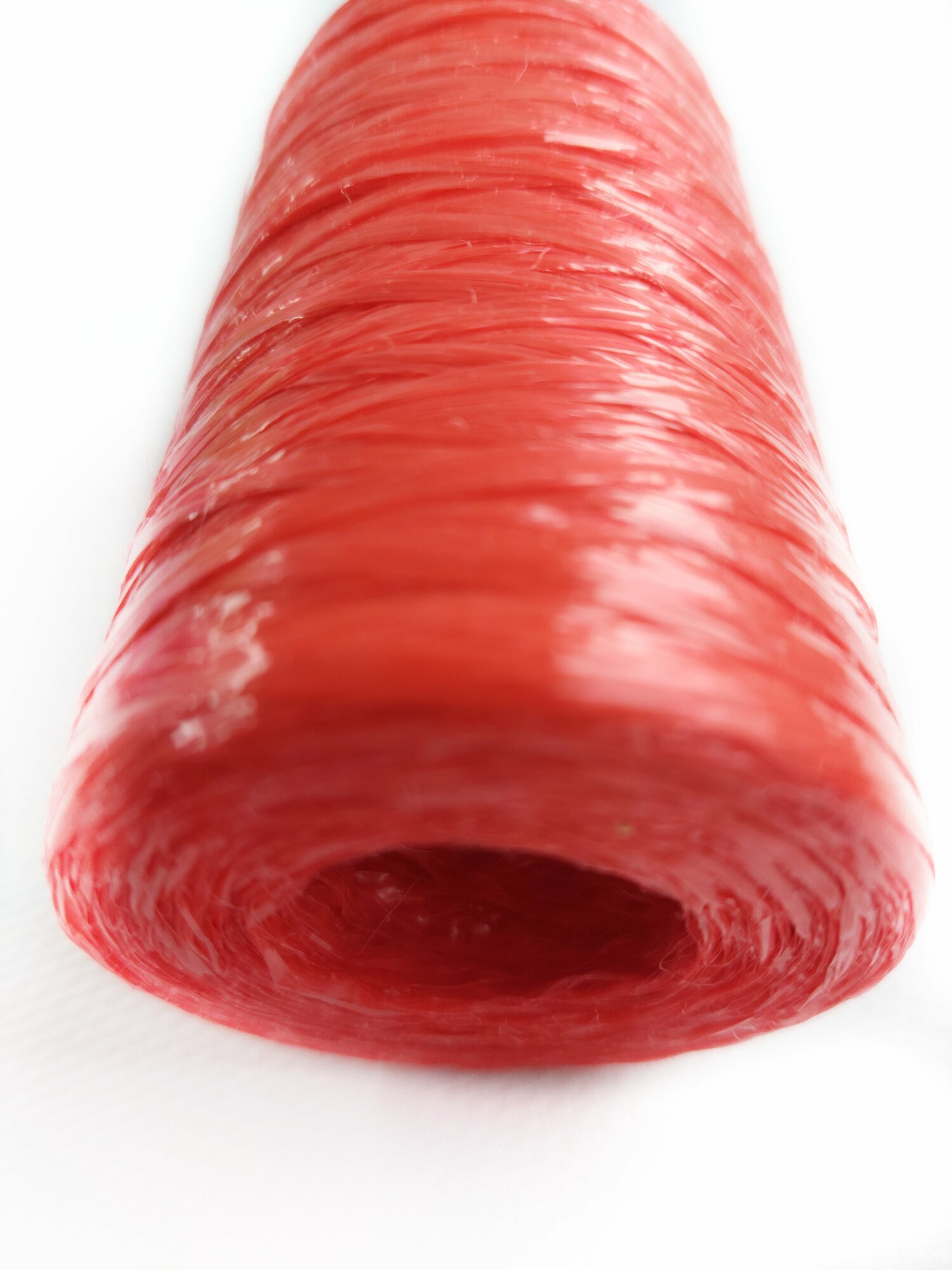 фото Пряжа для вязния мочалок (полипропилен), Цвет Красный