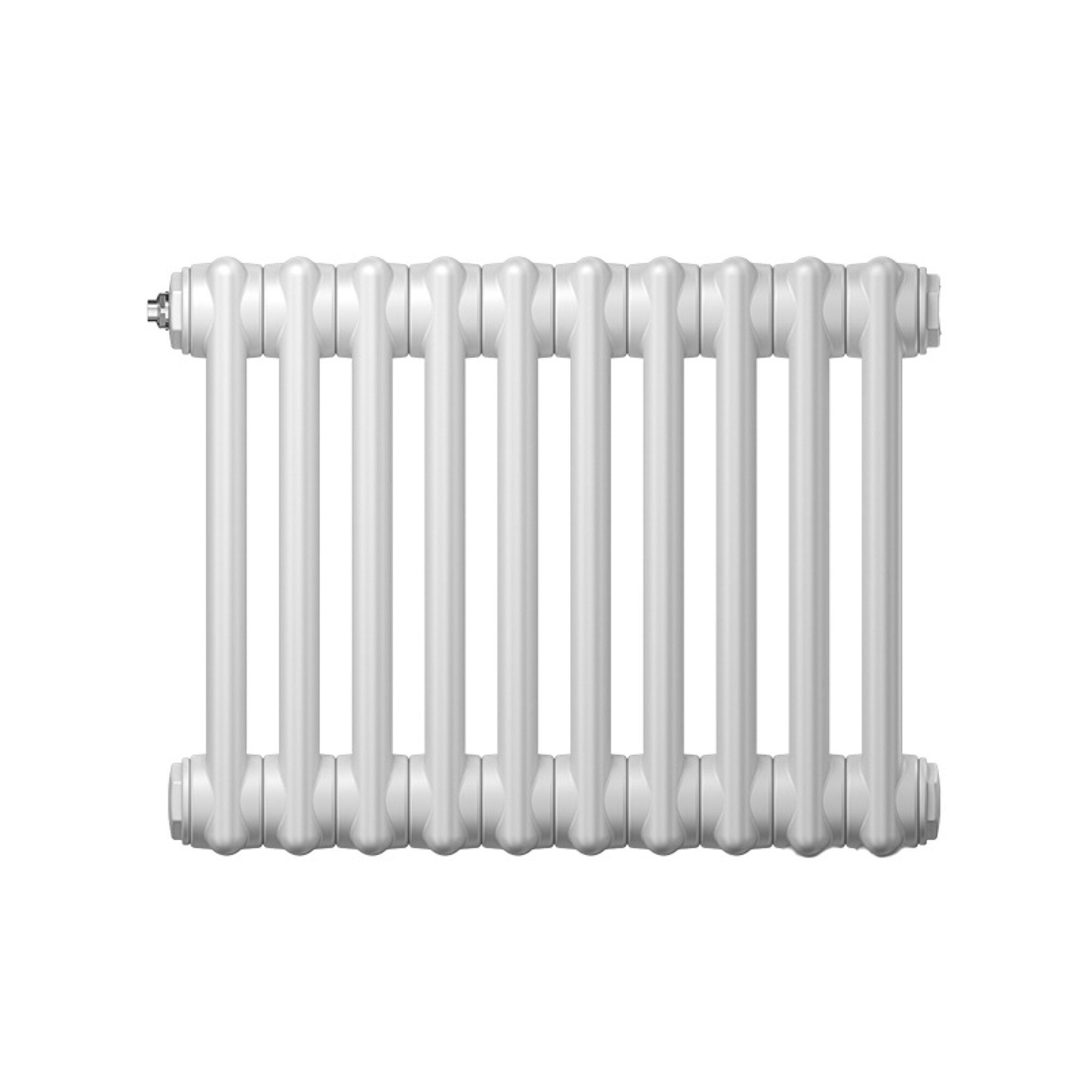 Радиатор трубчатый Zehnder Charleston 2050 х 20 секции, боковое подключение, цвет белый RAL9016
