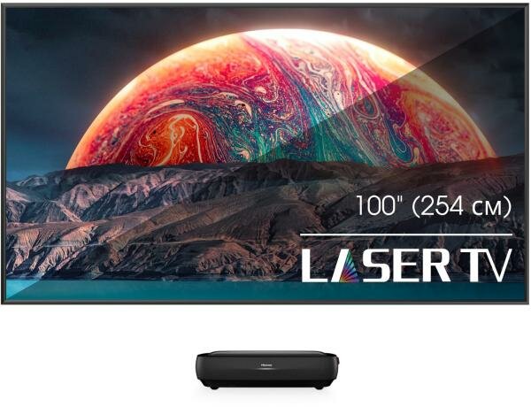 Телевизор Hisense Laser TV 100L9H 100" Laser 4K Ultra HD Vidaa черный