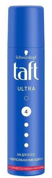 Taft ultra лак для волос сверхсильной фиксации 250 мл