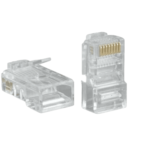 Коннектор RJ-45 5 категории для витой пары 10 штук