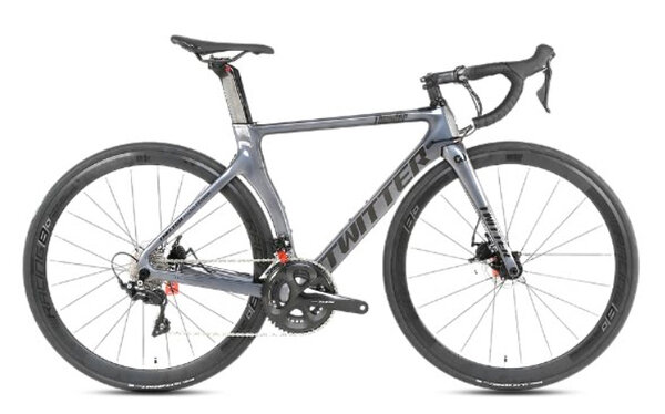 Велосипед Twitter Thunder-Disc RS-22S carbon (2022) 54" серый