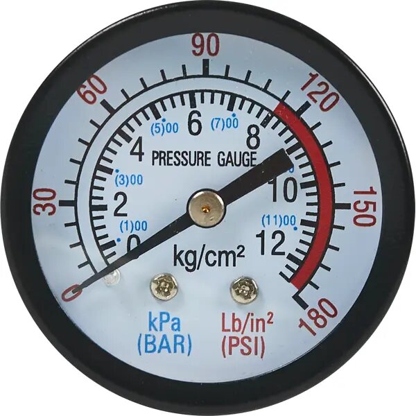 фото Манометр для компрессора Pegas Pneumatic 4802 12 бар 1/4 дюйма