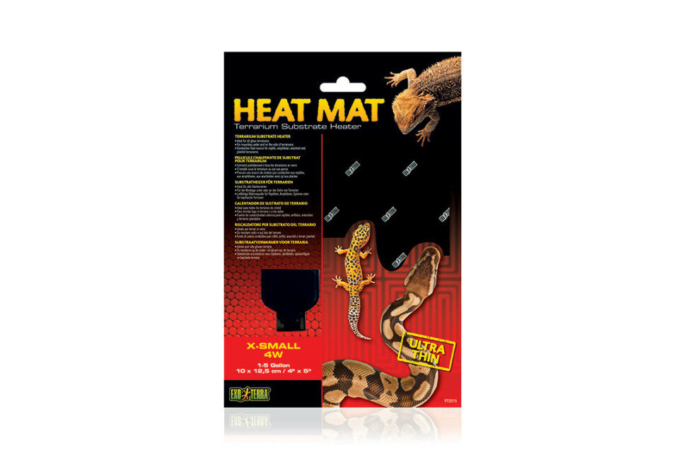 Exo Terra Heat Mat коврик для рептилий с обогревом, 4 W, 10 x 12,5 см