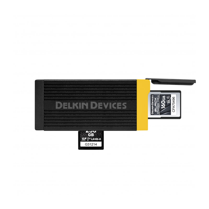 Картридер Delkin Devices USB 3.2 CFexpress Type A/SD Card Reader