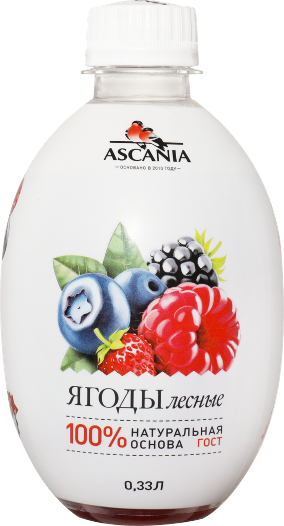 Напиток ASCANIA Лесные ягоды газированный, 0.33л
