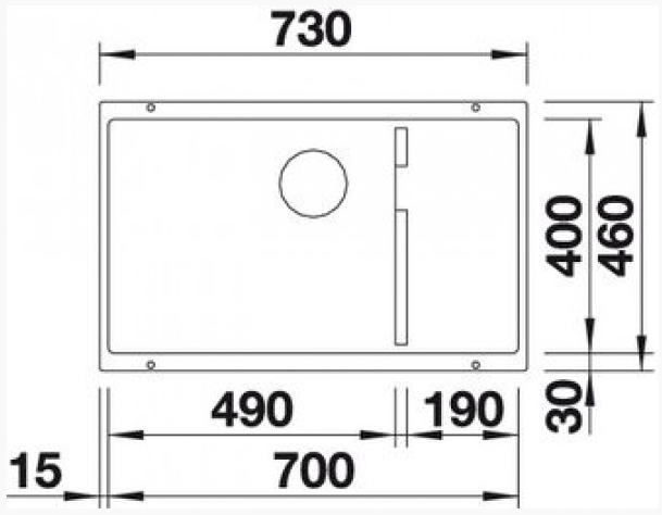 Мойка Blanco Subline 700-U Level Silgranit PuraDur, шампань - фотография № 3