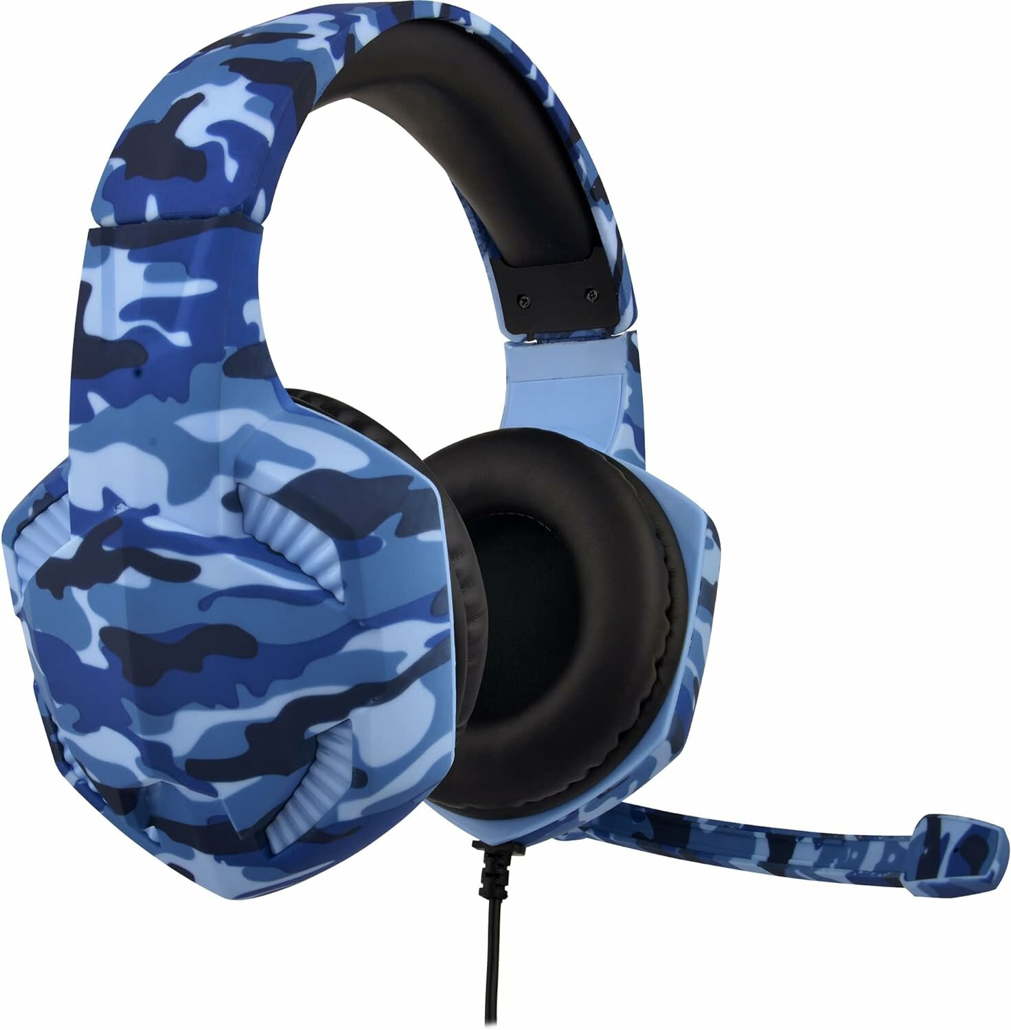 Игровая гарнитура проводная Subsonic Gaming Headset War Force (Blue Camo) Синий камуфляж (PS4/PS5/Xbox One/Series XSwitch/Android/IOS/PC)