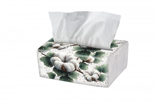 фото Салфетки косметические Gratias Хлопок белые 2 слоя, V сложение, 200 листов