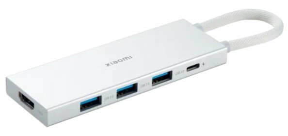 USB-хаб Xiaomi Type-C 5в1 3USB/1USB-C/HDMI XMDS05YM белый