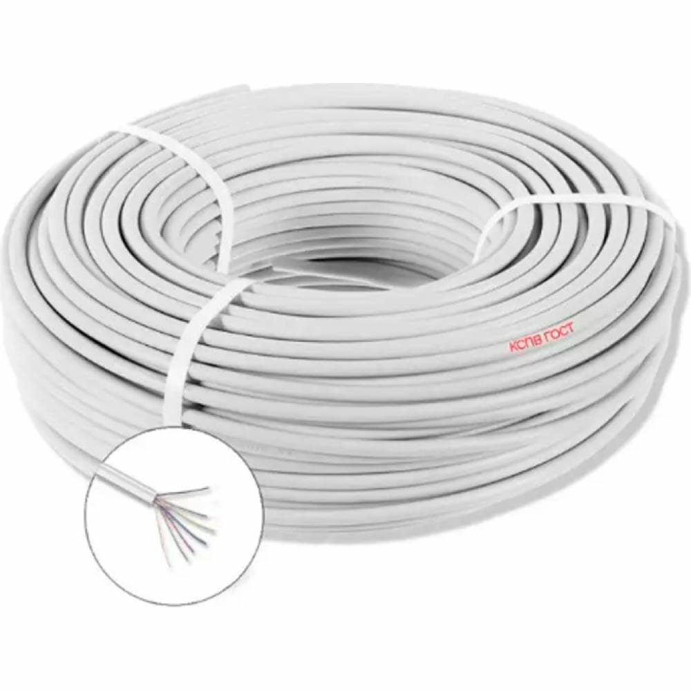 фото Проводник Кабель для пожарной и охранной сигнализации кспв 8x0.4 мм2, 2м OZ67834L2