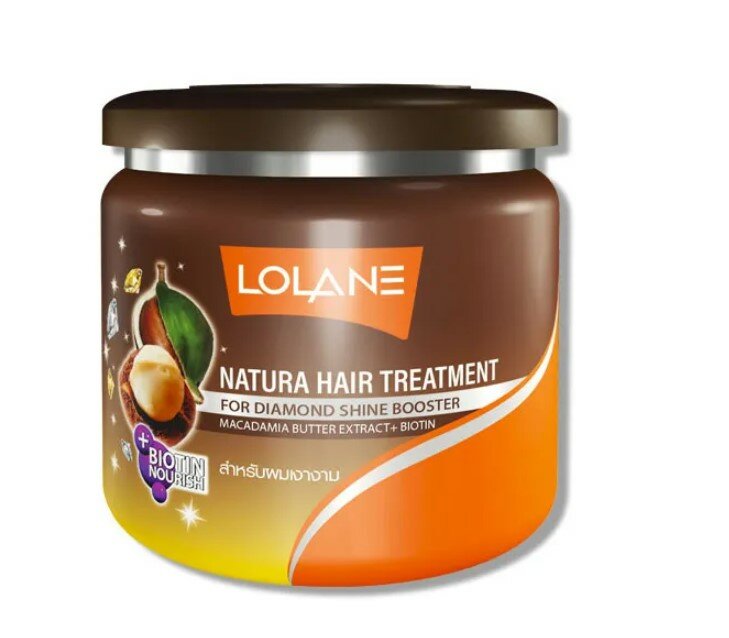 Маска Lolane, Для лечения волос с маслом ореха макадамии, 100 мл, 3 шт.